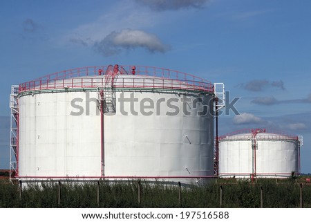 refinery oil tanks industry zone