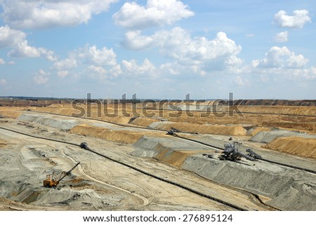 open pit coal mining industry