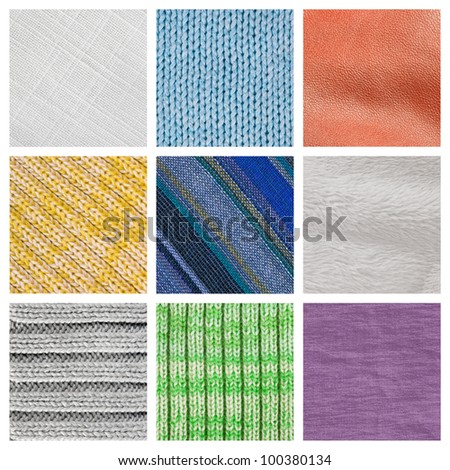 Collection fabric textured background  (high resolution)