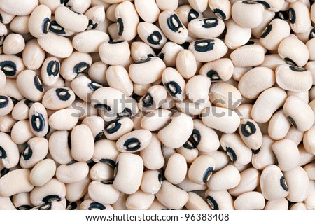 Black-eyed Beans texture background. Have a good aroma, creamy texture and distinctive flavor.