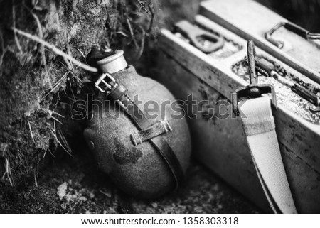 Similar – Foto Bild Foto einer Wehrmachtsübung,  2. Weltkrieg