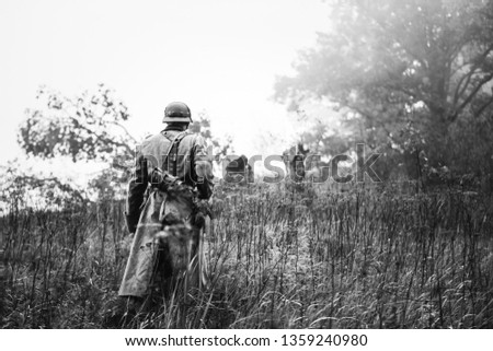 Foto Bild Foto einer Wehrmachtsübung,  2. Weltkrieg