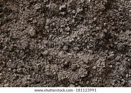 Soil dirt background texture, natural pattern