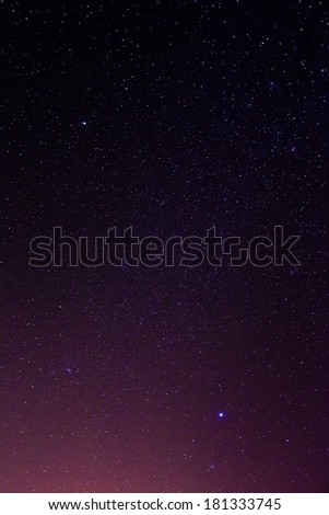 Narural real night sky stars background texture
