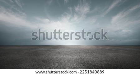 Similar – Image, Stock Photo On the grey, asphalt cycle path next to the road, white pictograms of one wheel and two arrows indicate to the cyclist that he/she must expect oncoming traffic