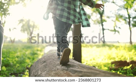 Similar – Image, Stock Photo Close up child playing with sand