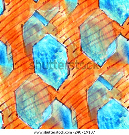 Mural   blue diamonds background seamless pattern background  texture wallpaper ornament