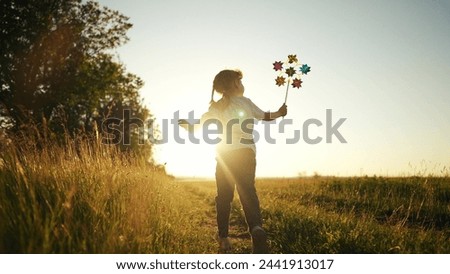 Similar – Image, Stock Photo back view of little girl looking at sea