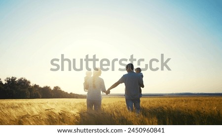 Similar – Image, Stock Photo Toddler in autumn outside in nature