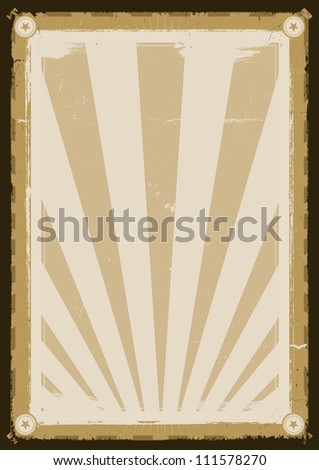 Cool Vintage Background Poster/ Illustration of a design retro poster background for various contents