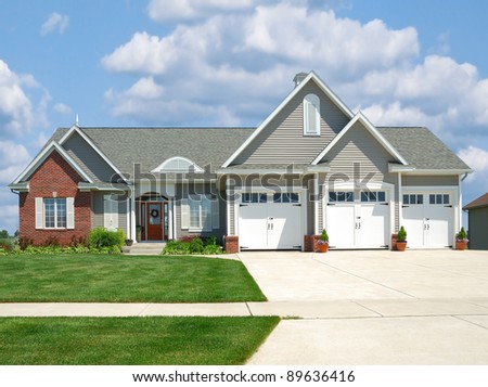 Similar – Image, Stock Photo three garages