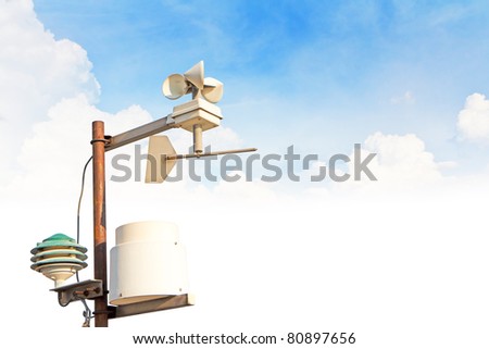Wind and speed detector : anemometer