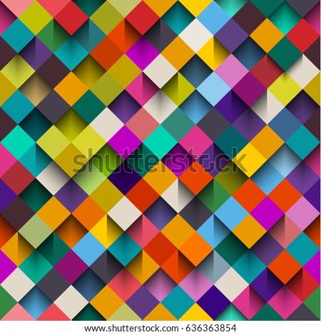 Geometric Square Background Vector | Download Free Vector Art | Free ...