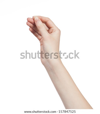 Similar – Image, Stock Photo Two small hands hold a large green object that seems to smile