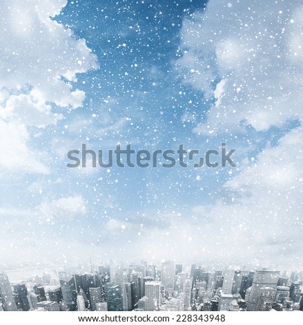 Foto Bild Großstadtwinter Himmel