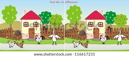house-find 10 differences