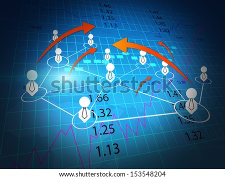 business world,stock exchange chart