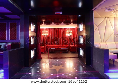 new and clean luxury night club in european style