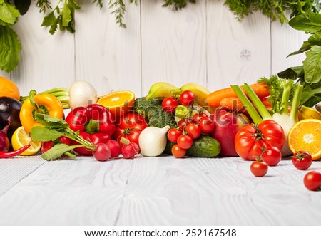 Fruit and vegetable borders