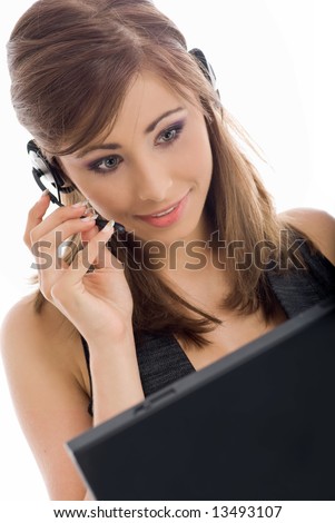 Sexy Customer Service Agent Stock Photo 13493107 : Shutterstock