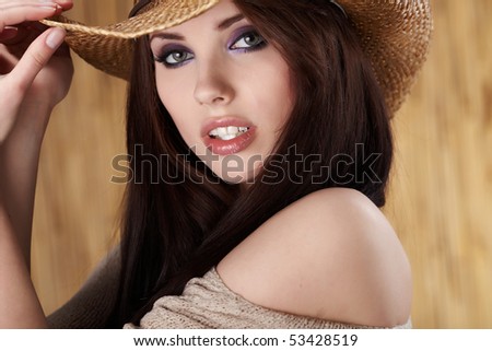 Portrait of a Beautiful Country Woman