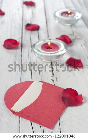 Romantic letter for valentine\'s day