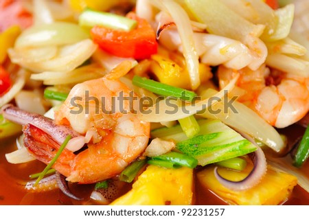 Sweet and sour shrimp