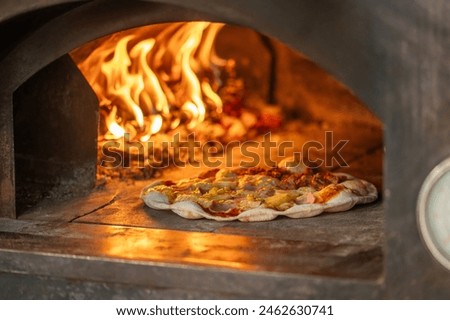 Similar – Image, Stock Photo Fire in the oven