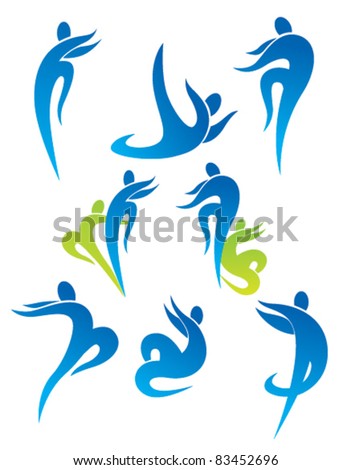 Vector Collection Of Modern Dance Symbols - 83452696 : Shutterstock