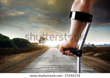 Similar – Image, Stock Photo Reach goal slowly but surely at snail’s pace