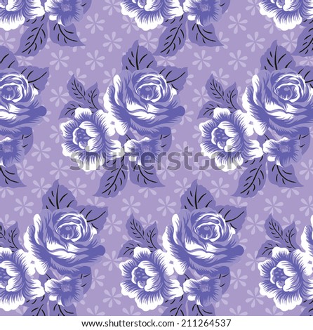 Beautiful purple flowers on the floor light purple.