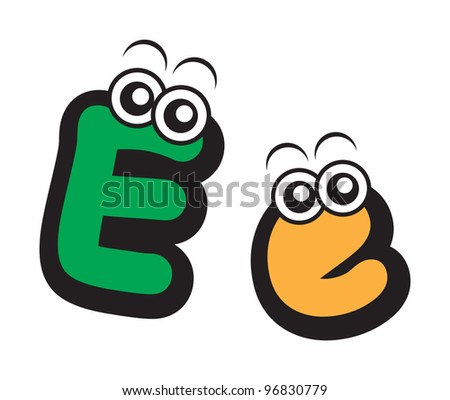 Illustration Of Funny Cartoon Alphabet Font Type Character For ...
