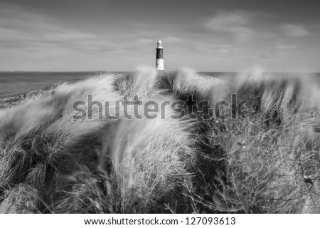 Spurn Point disused lighthouse, East Yorkshire