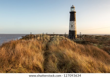 Spurn Point disused lighthouse, East Yorkshire