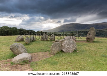 Castlerigg Stone Circle, near Keswick in Cumbria