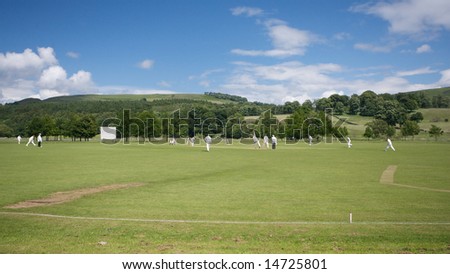 Cricket at Bolton Abbey