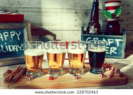Christmas Beer Flight