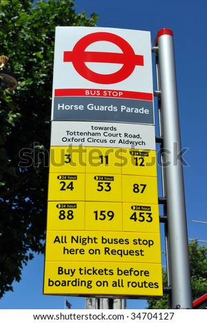 LONDON - JULY 29. Transport for London have announced that the famous \'Bullseye\' logo will also be used for other transportation systems in the capital July 29, 2009