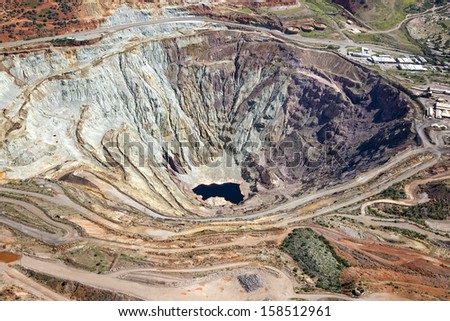 Lavender Open Pit mine in Bisbee, Arizona