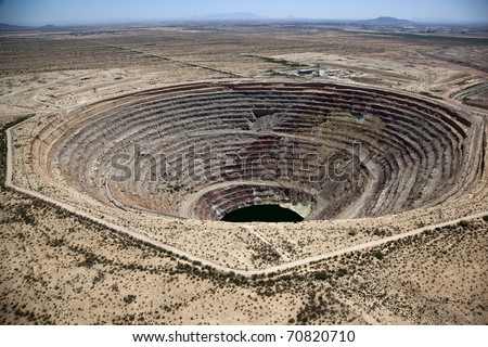 Open Pit Mine, abandoned