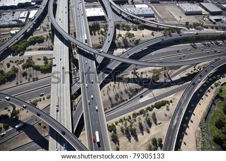 Aerial View Of The Stack Interchange Stock Photo 79305133 : Shutterstock