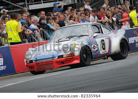 WARSAW - JUNE 18: Porsche 911 Carrera RSR from 1973 classic car during VERVA Street Racing Show on June 18, 2011 in Warsaw, Poland.