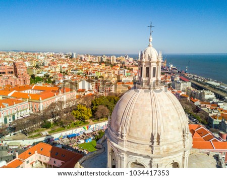 Similar – Image, Stock Photo National Pantheon in Lisbon (Portugal)