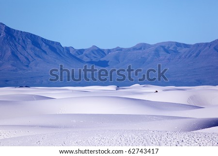 Sand Dune at White Sands National Monument, New Mexico, USA