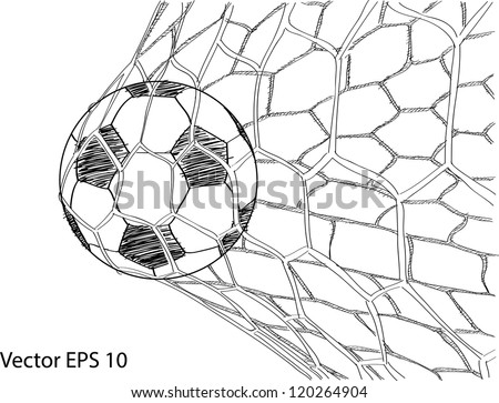 Soccer Net Drawing At Getdrawings Free Download