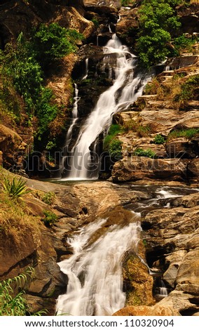 Ravana Falls near Ella in Sri Lanka. MANY MORE PHOTOS FROM SRI LANKA IN MY PORTFOLIO.