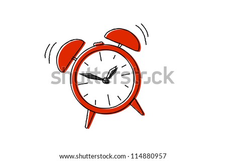 sketch of the alarm clock