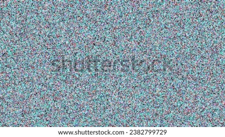 Static pixel noise on the TV screen as seamless pattern. Glitch or broadcast error background. Abstract vector illustration with sand texture