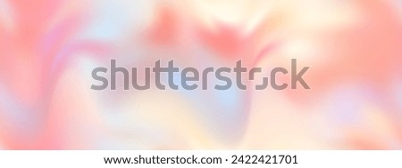 A gorgeous seamless pearlescent pattern with subtle color changes. Pearl shell waves in soft pastel tints. Gradient mesh nacre bg in vector format.