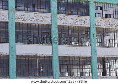 Urban Automotive Blight - Abandoned Automotive Factory - Worn, Broken and Forgotten III